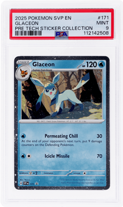 2025 Pokemon Scarlet and Violet Promos Glaceon PSA 9 - Image 1