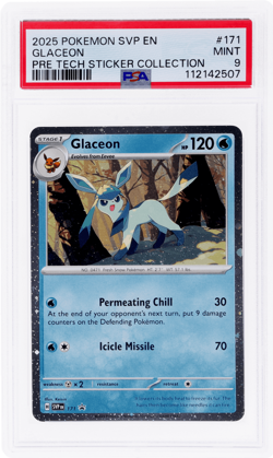 2025 Pokemon Scarlet and Violet Promos Glaceon PSA 9 - Image 1