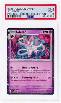 2025 Pokemon Scarlet and Violet Promos Sylveon PSA 9 - Image 1