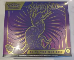 Pokemon TCG: Scarlet and Violet Elite Trainer Box Base Set Violet Miraidon 820650853418 - Image 1