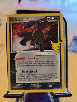 Pokemon TCG: Umbreon Gold Star 17/17 Celebrations 25th Anniversary NM - Image 1