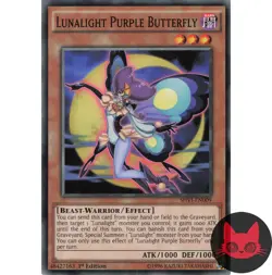 Yugioh Lunalight Purple Butterfly SHVI-EN009 Common 1st Edition NM - Image 1