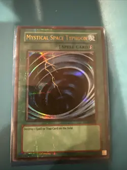 YuGiOh Mystical Space Typhoon HL2-EN002 Hobby League Ultra Parallel LP - Image 1