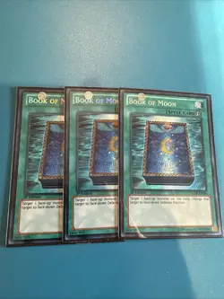 3x Book of Moon LCJW-EN288 Yu-Gi-Oh Legendary Collection 4: Joey's World-1st. - Image 1