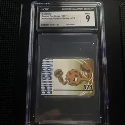 Bandai Carddass Geodude Pokemon Card No.074 - Image 1
