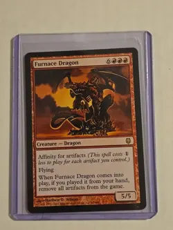 Furnace Dragon Darksteel NM Red Rare MAGIC THE GATHERING MTG CARD - Image 1