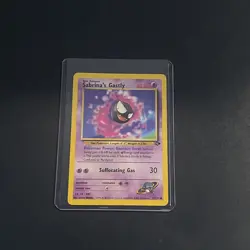Pokemon Card - Gym Challenge Sabrina's Gastly 97/132 WOTC - NM - - - Common - Image 1
