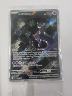 Pokemon Mewtwo TCG Black Star Promo Card 151 Holo UPC 052 - Image 1