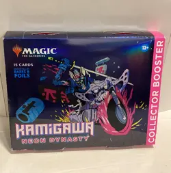 Magic The Gathering Kamigawa Neon Dynasty COLLECTOR BOOSTER New Sealed 15 Cards - Image 1