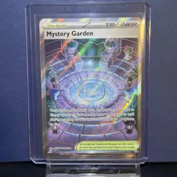 Pokemon TCG Mystery Garden Trainer Card Holo Rare NM 172/132 Mega Evolution - Image 1