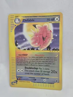 Clefable Reverse Holo 41/165 Expedition Pokemon Card 2002 LP - Image 1