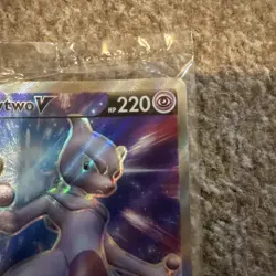 Pokemon Mewtwo v TCG SWSH229 Black Star Promo Card Sealed - Image 3