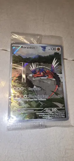 Pokemon Sealed Koraidon 14 SV Scarlet Violet Promo Card Black Star Promo New - Image 1