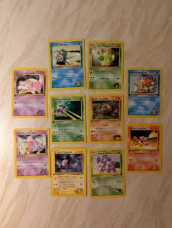 Pokemon TCG First Edition 10 Card Gym Heroes Bundle Set Lightly Played - Image 1