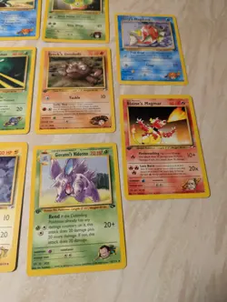 Pokemon TCG First Edition 10 Card Gym Heroes Bundle Set Lightly Played - Image 5