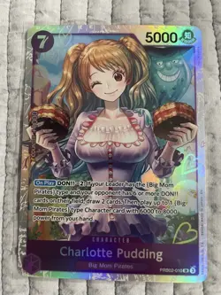 Charlotte Pudding PRB02-010 SR ONE PIECE Card The Best 2 - ONE PIECE ENGLISH - Image 1