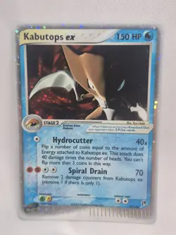 Pokemon TCG English Card Sandstorm Kabutops ex 97/100 Holo - Image 1