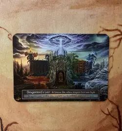 Dragonlord’s Lair (Foil) - Unique - Dragonlord - Sorcery: Contested Realm - Image 1