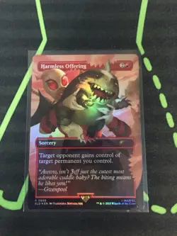 MTG Magic The Gathering Harmless Offering Foil Secret Lair Deadpool Commander - Image 1