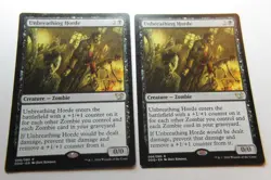 MTG Unbreathing Horde x2- -Duel Decks: Blessed vs. Cursed-Lightly Played - Image 1