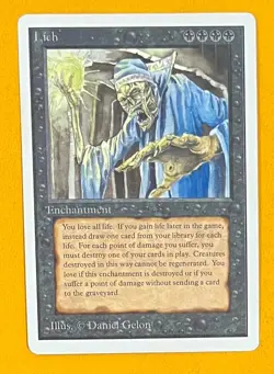 MTG LICH Unlimited (OldManMTG 009-478) - Image 1