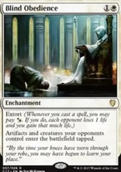 1 x Blind Obedience - Commander 2017 - Light Play - MTG - Image 1