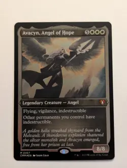 Avacyn, Angel Of Hope MTG Commander Masters Nm Foil Etched - Image 1