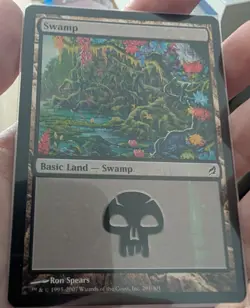 MTG Swamp (291) Lorwyn [MISPRINT] NM - Image 1