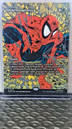 MTG Spider-Man - Arachnogenesis #31 (Borderless, Mythic Instant) - Image 1