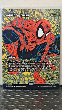 MTG Spider-Man - Arachnogenesis #31 (Borderless, Mythic Instant) - Image 2