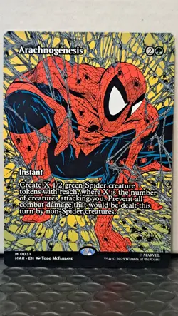 MTG Spider-Man - Arachnogenesis #31 (Borderless, Mythic Instant) - Image 3