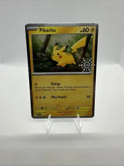 Pikachu Snowflake STAMPED Holiday Calendar 2025 025/165 Pokemon 151 - Image 1