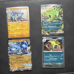 Pokemon TCG Lucario And Tyranitar Stamped Prismatic Evolutions Collection Promos - Image 1