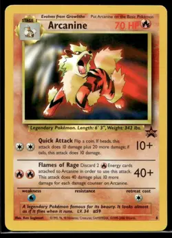 2000 Promos - Wizards Black Star 1 Arcanine Stage 1/Promo #6 - Image 1