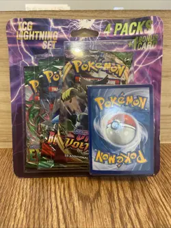 Pokemon TCG Lightning Set. 1-Evolving S, 1-Astrial R, 1-Vivid V, 1 -Fusion S - Image 1