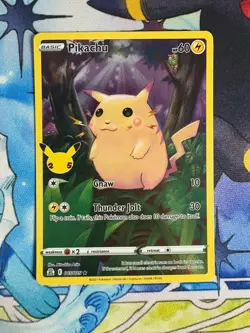 2021 Pokemon Celebrations 25th Anniversary Pikachu #5 - Image 1