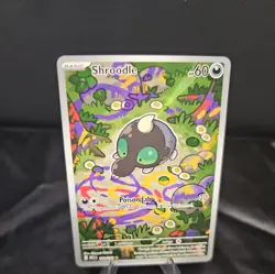 Pokemon TCG Mega Evolutions Shroodle Illustration Rare 149/132 NM to Mint - Image 2