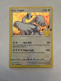 Lugia 022/025 Holo Rare - 2021 Pokemon Celebrations 25th Anniversary LP - Image 1
