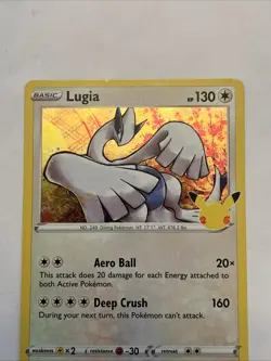 Lugia 022/025 Holo Rare - 2021 Pokemon Celebrations 25th Anniversary LP - Image 3