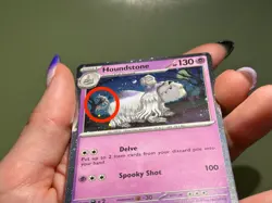 1 Swirl 🌀 Cosmo Holo Houndstone SVP042 Holo Blister Pack Promo Pokemon LP Fart - Image 2