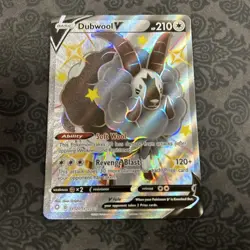 Pokemon Dubwool V SV120/SV122 Shining Fates: Shiny Vault Shiny Holo Rare - Image 1