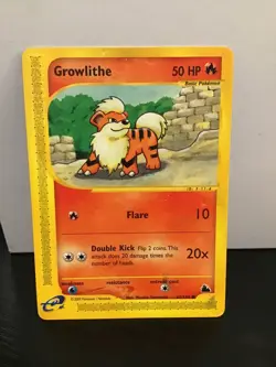Growlithe 62/144 Pokemon Skyridge Common - Image 1