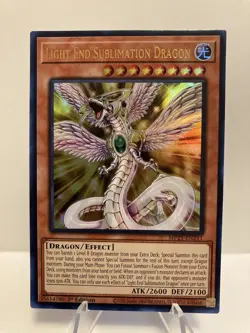Yu-Gi-Oh! Light End Sublimation Dragon MP25-EN211 * Ultra Rare * 1st Edition NM - Image 1