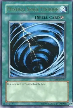 1x (P) Mystical Space Typhoon - Green - DL09-EN014 - Rare - Unlimited Edition Y - Image 1