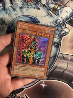 (42) Jinzo PSV-000 Secret Rare Unlimited Yu-Gi-Oh Holo Secret Rare MP - Image 4