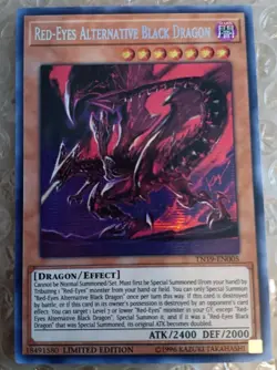 *** RED-EYES ALTERNATIVE BLACK DRAGON *** SECRET RARE TN19-EN005 YUGIOH! - Image 1