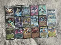 Pokemon Card Collection For Sale (100 Sleeved Cards Total) Japanese And English - Image 1