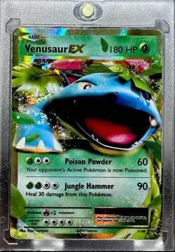 Venusaur RARE GOLD HOLO FOIL REFRACTOR INVESTMENT CARD POKEMON TCG MINT - Image 3