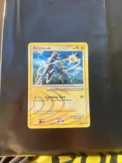 Pokemon TCG Arceus Card AR6 Holo, Lightning Type, Level 100, 2009 - Image 1