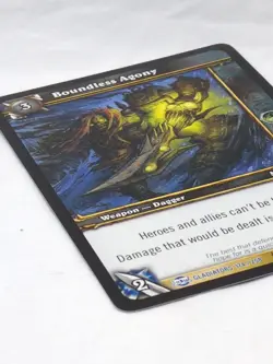 World Of Warcraft TCG Boundless Agony Gladiators Rare Card 174/208 - Image 3